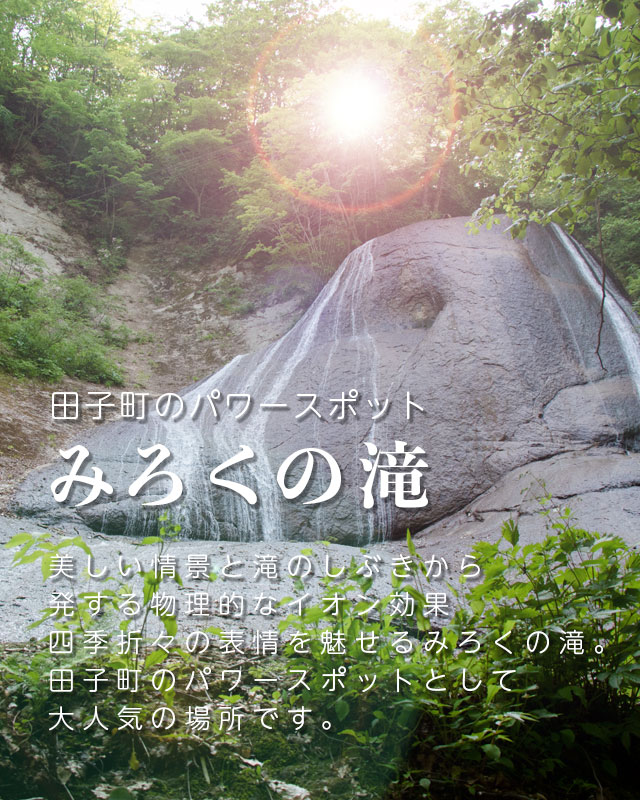 田子町　みろくの滝